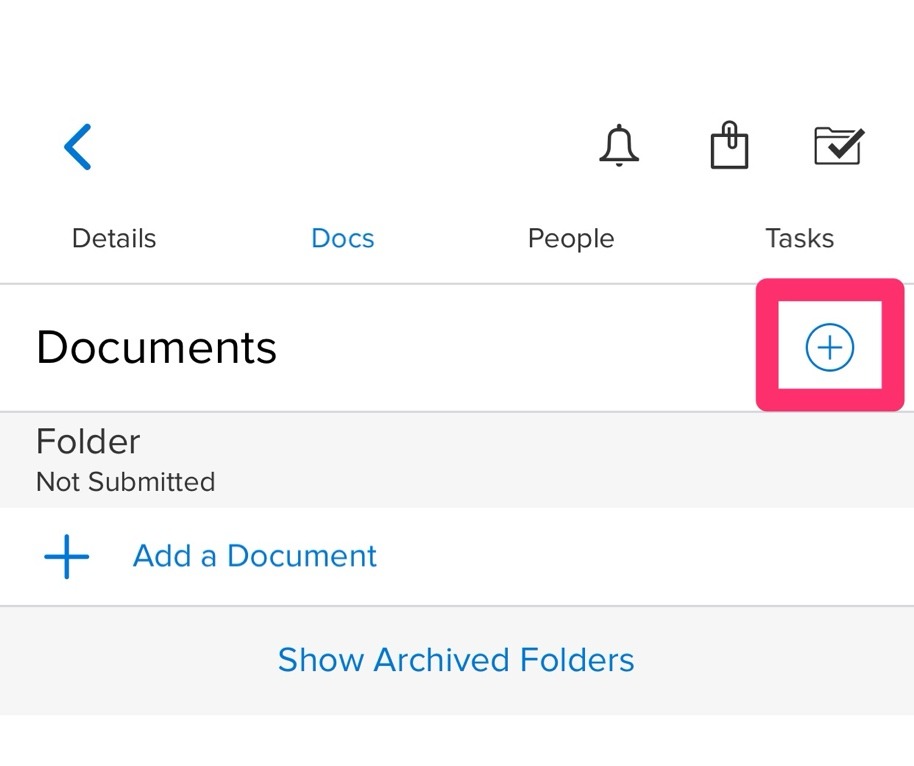 dotloop: iOS - Adding documents to a loop