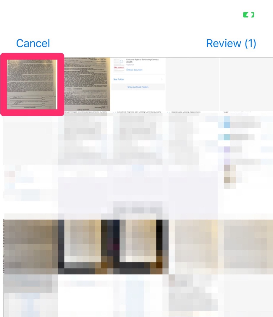 dotloop: iOS - Adding documents to a loop