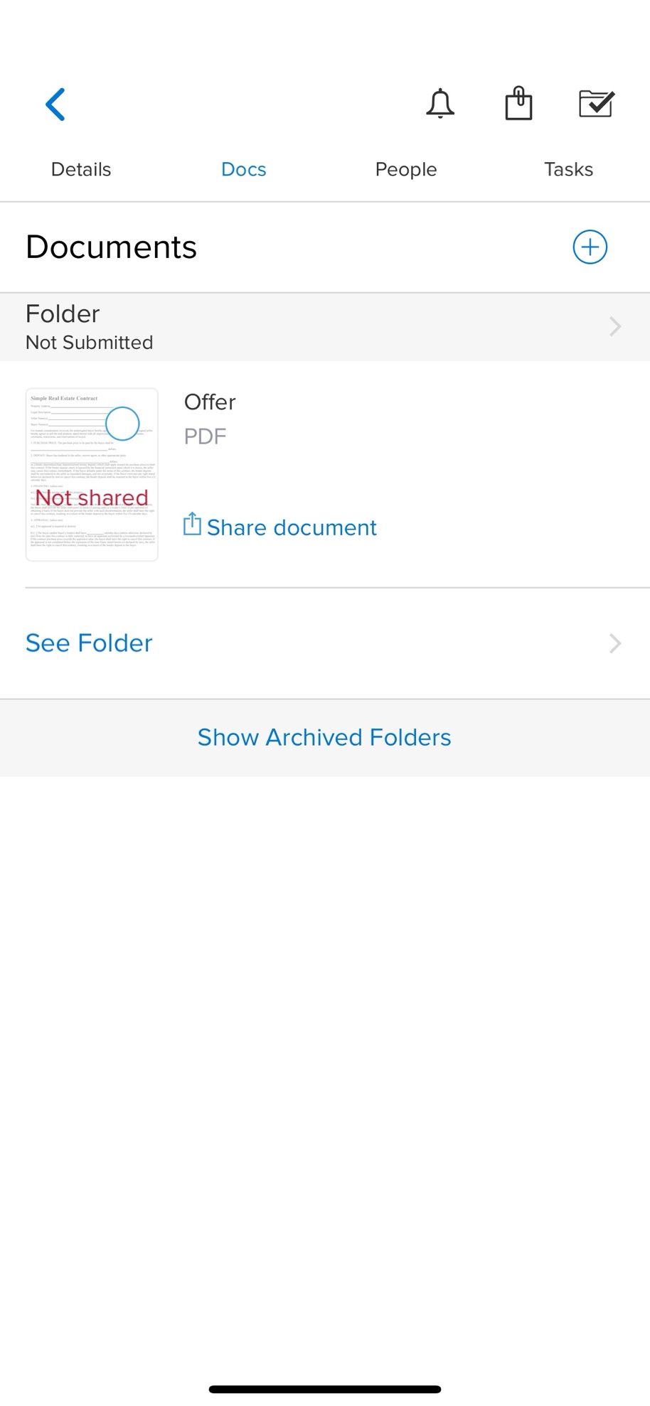dotloop: iOS - Adding documents to a loop
