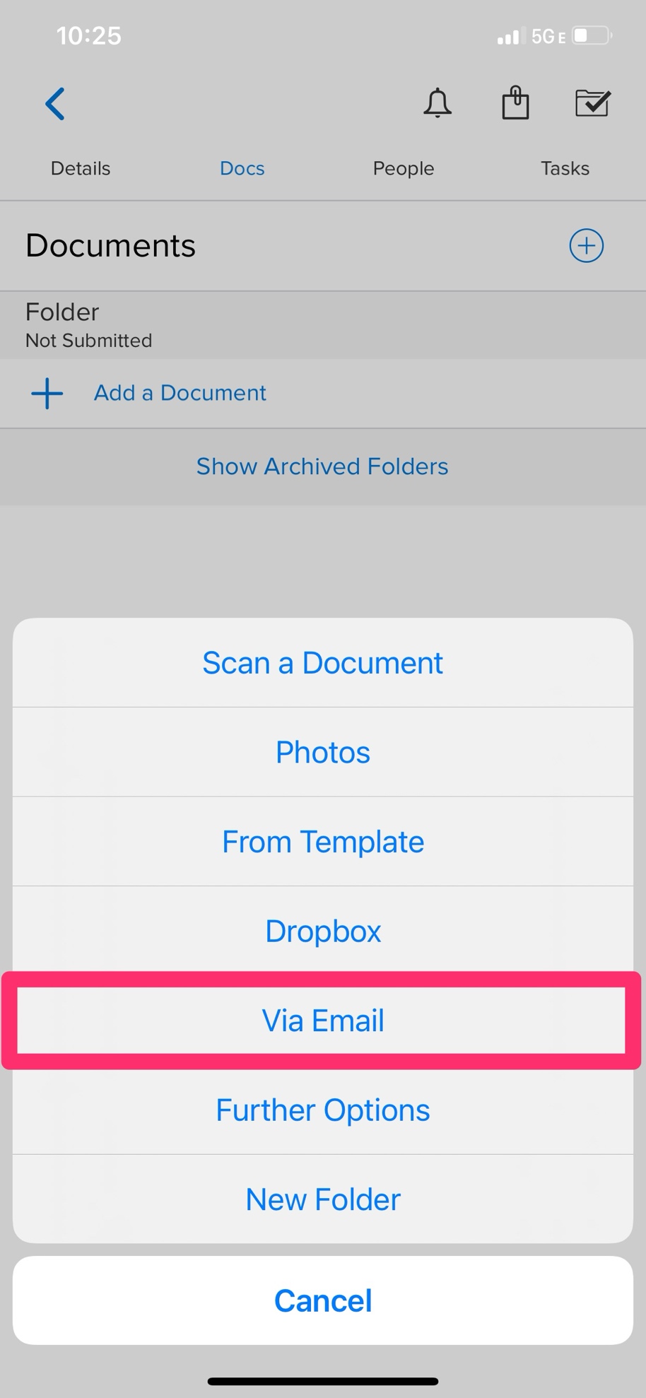 dotloop: iOS - Adding documents to a loop