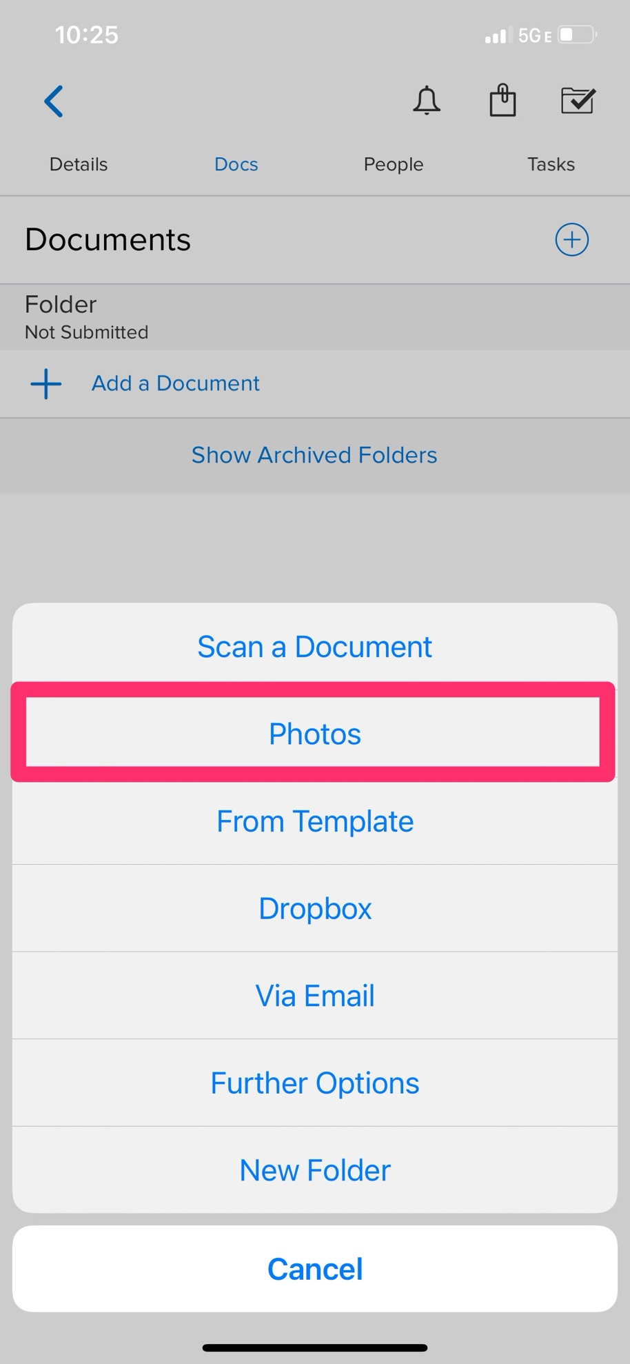 dotloop: iOS - Adding documents to a loop