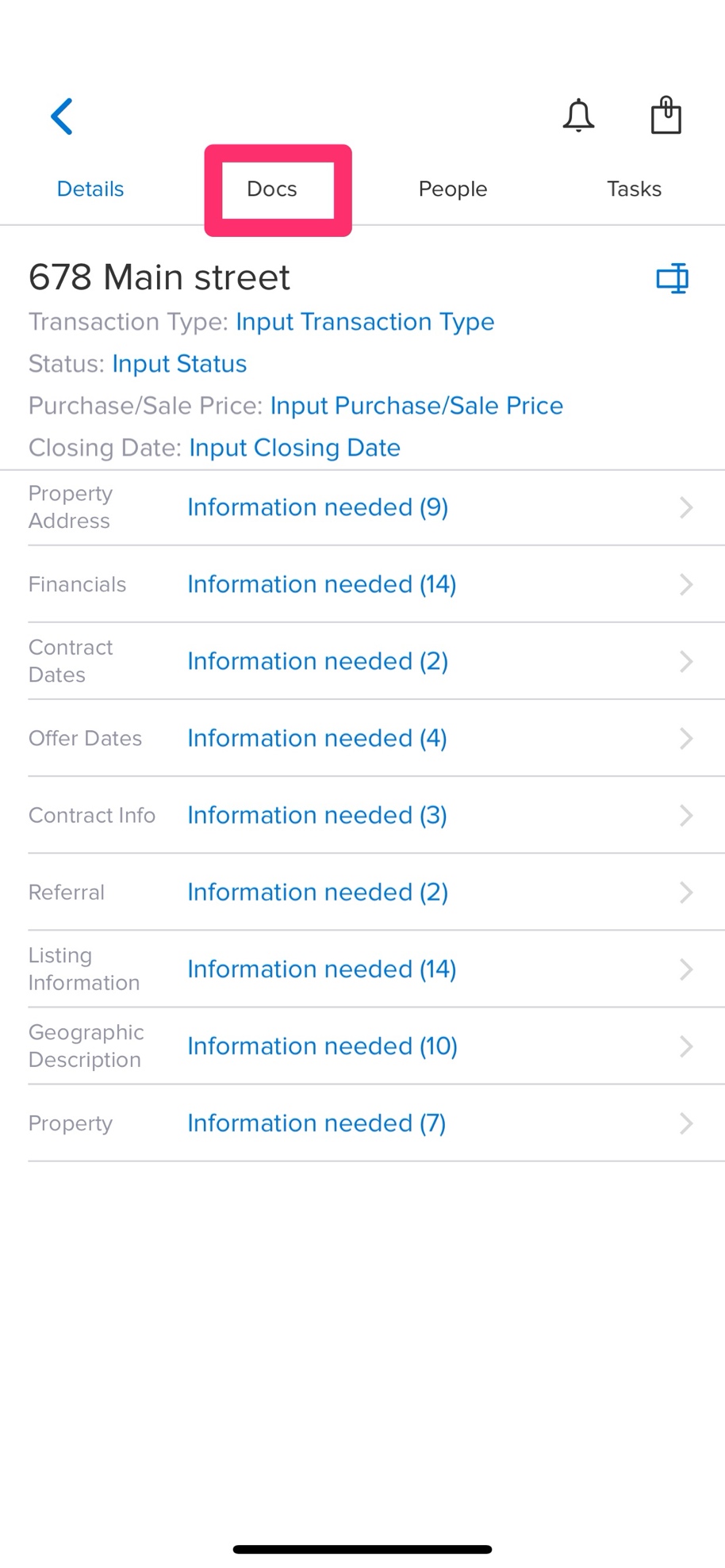 dotloop: iOS - Adding documents to a loop