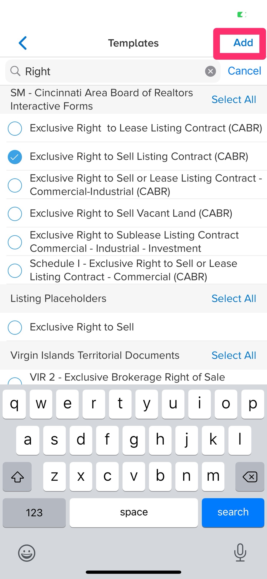 dotloop: iOS - Adding documents to a loop