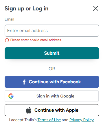 How do I reset my password on Zillow and Trulia?